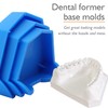 faruijie Base de modelo dental con base de impresión anterior,