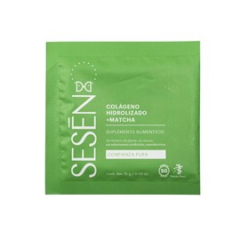 SESN  Colágeno Matcha Grass Fed  30 Sachets  Péptidos Bioactivos  Matcha Japonés Kaori  Sin Gluten Sin Azúcar  Suplemento                             