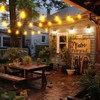 LaPitio 100FT Remote Outdoor String Lights for Outside, 50+2 LED