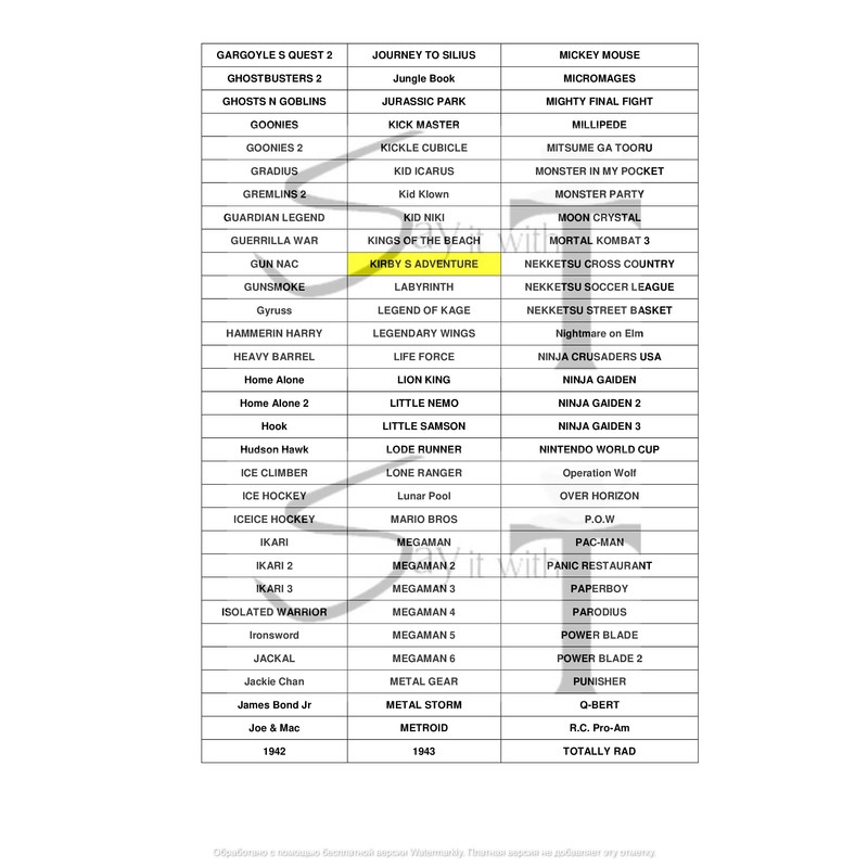 275 in 1 Super Cartridge Multicart compatible with NES Collection