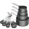8 Pcs Measuring Cups and Spoons Set, Stackable Stainless Steel