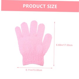 FRCOLOR 10pcs Exfoliating Bath Gloves for Deep Cleansing Body Scrubbers for Skin Care for Shower Use and Circulation Gentle Skin