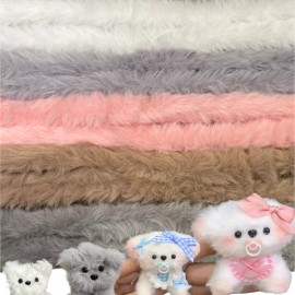 Unbranded Muloo Fluffy Pipe Cleaners Craft/Chenille Stems 10 Pcs in 5 Colors 39.37 In