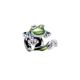 Climbing Frog Charm Sterling Silver Charm Bead 925 Sterling Silver Beads fit European Charms Bracelet & Necklace