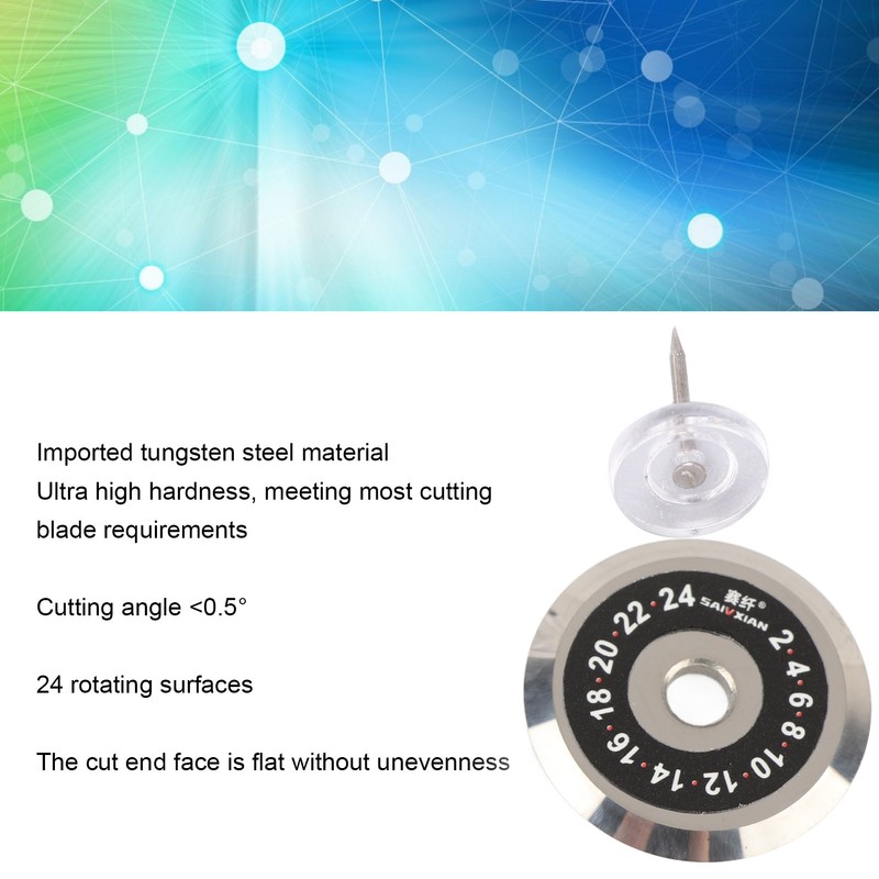 Fiber Optic Cleaver Blade 24 Faces 22mm Diameter SKL 6C