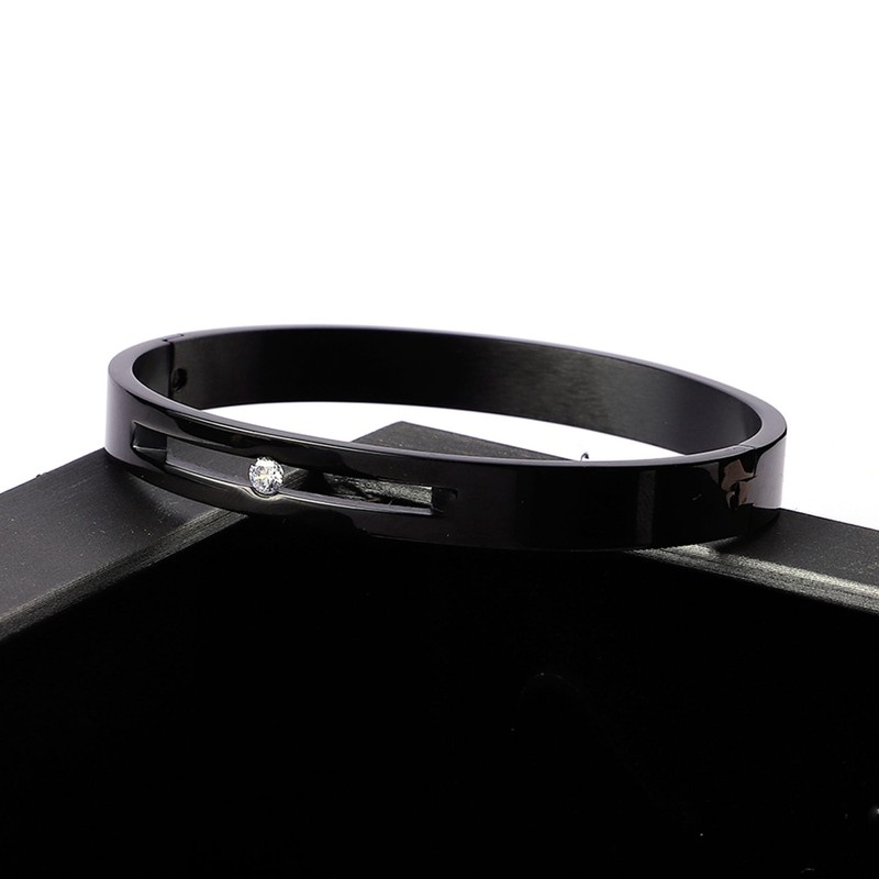 MILAKOO 8mm Bracelets Adjustable Stainless Steel Bangles (Bangle) for Women