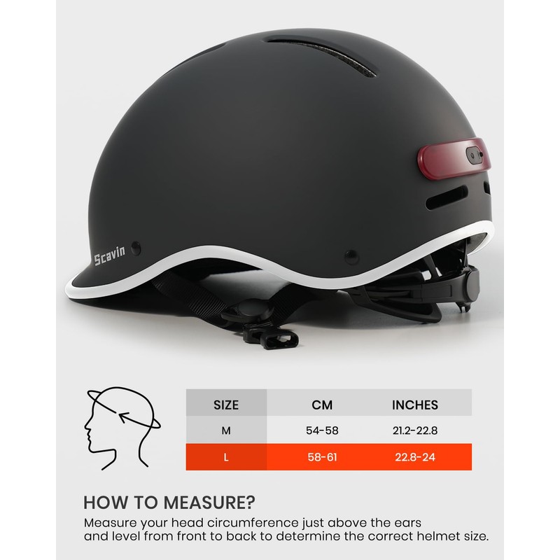 Scavin Bike Helmet for Adult: Bicyle Helmet with EPS Foam