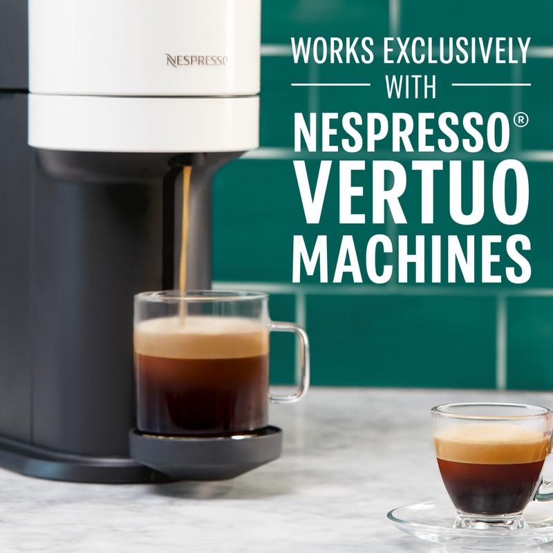 Starbucks by Nespresso Vertuo, French Roast, Dark Roast Coffee, 32-count