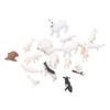 Arctic Animal Figurine Set 18pcs Kid Simulated Arctic Hare Reindeer