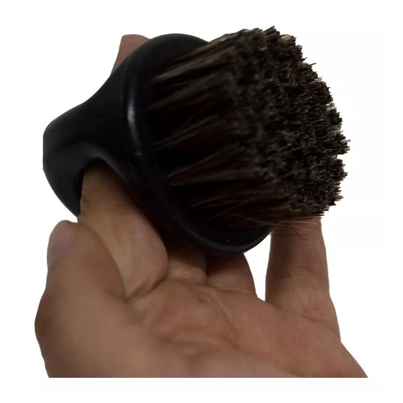 MC8 24 Cepillo Barba Con Agarradera Anillo Barberia Corte Chico