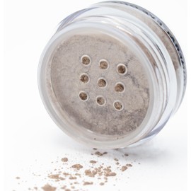 Pure Ziva Bliss Cool Toned Mocha Glitter Brown Mineral Single Loose Powder Eyeshadow; Vegan, Talc & Paraben Free
