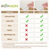 Royhom Clear Table Protector Transparent Table Protectors for Dining Room