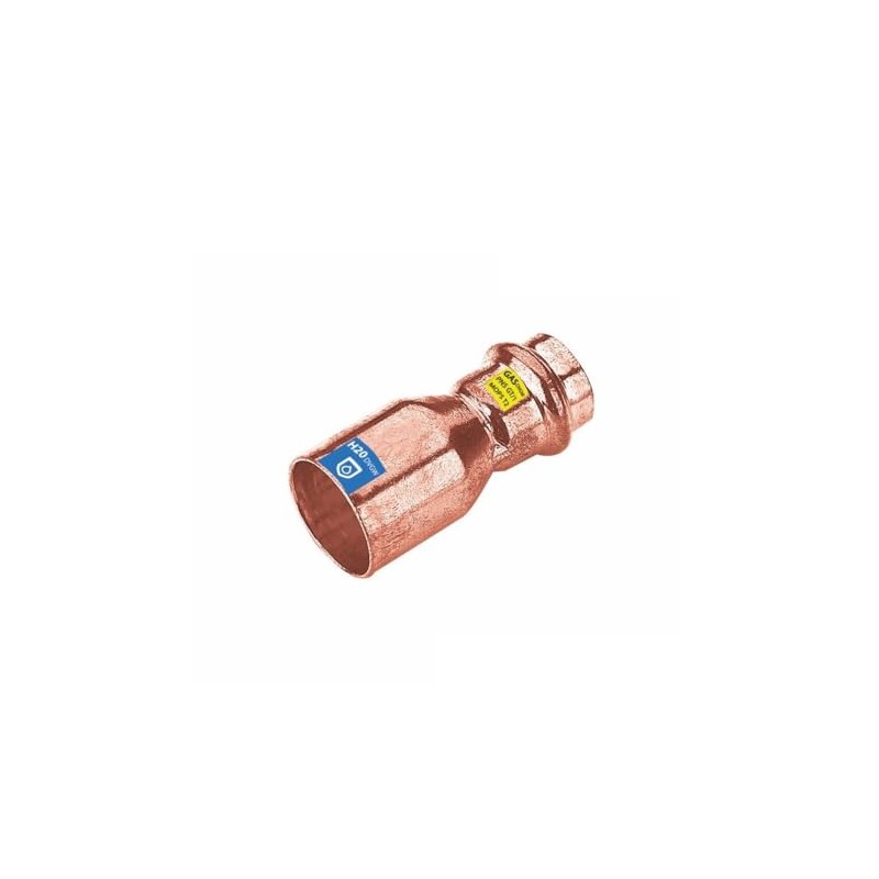 Sanpro Press Fitting Copper Reducer Size V 22 - Outlet