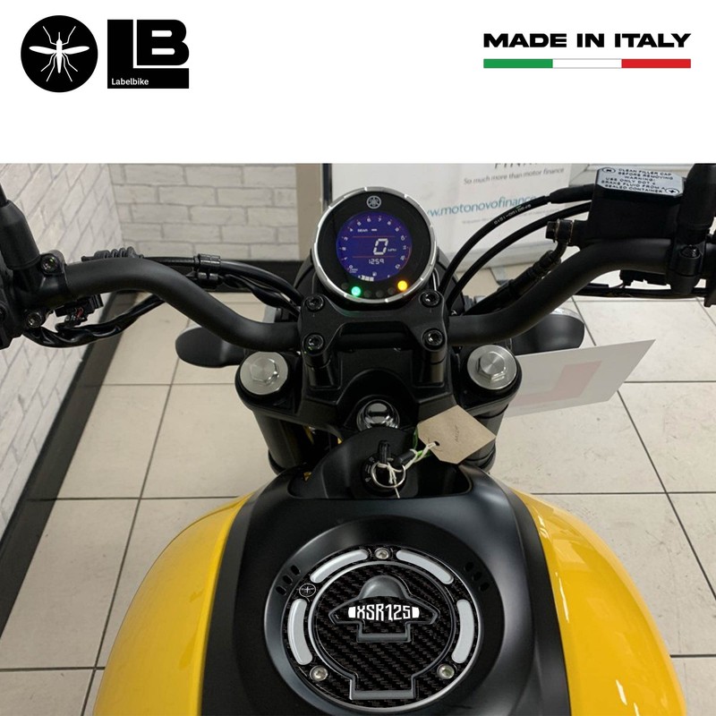 labelbike - 3D Resin Sticker Fuel Cap Protector Compatible with