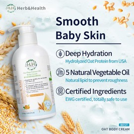 HH Oat Plant Extract Oil Body Cream(300g) - Herbal Flower