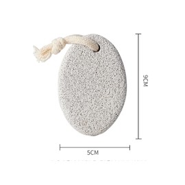 Bookwarm pumice stone for feet, natural pumice stone for exfoliation, foot care tool, foot bath stone, foot massage, promote blood circulation, washable, reusable, unisex (Stone Gray)