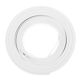 sourcing map Heat Shrink Tubing, 21mm Flat Width 2:1 Heat Shrink Tube Wire Wrap Cable Sleeve 3meter White