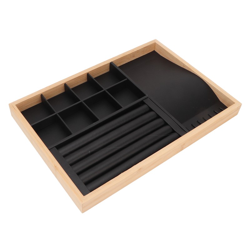 Stackable Jewelry Tray Organizer 3 Purpose Storage Cabinet Drawer Display