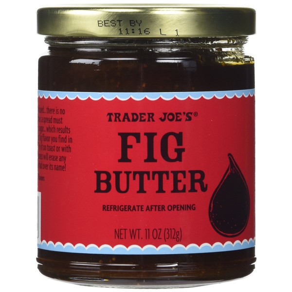 Trader Joes Fig Fruit Butter 11 Oz / 312 G Delicious on Toast or with Cheese