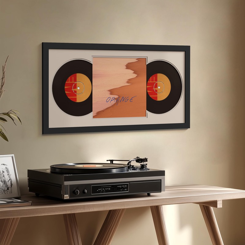 eletecpro 16x32 Record Frame for 12-inch Double LP Records Display,