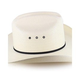 Cody James Unisex Tie Straw Cowboy Hat - CJSOLIDBNG4.25 7 3/4 Natural