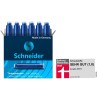 Schneider 18 Schneider Cartridge Refills, for Fountain Pens, European Format,