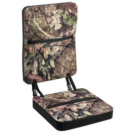Mossy Oak Deluxe Foam Seat with Back Rest, Break-Up Country