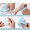 3pcs Cleansing Facial Sponge Deep Pore and Exfolia，Blackheads Makeup Remover,