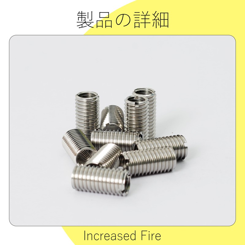 Increased Fire Insert Nut M8*1.25 Inner Diameter M10*1.5 M1.5 Length