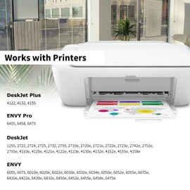 67xl Ink Cartridges Black/Color Combo Pack Replacement for HP Ink 67 67xl Printer Ink use for 2700 2700e 2752 2752e 2742e 2755e 4100 4100e 4152e 4155e 6000 6055e 6400 6458 6458e 6455e Printer(3 Pack)