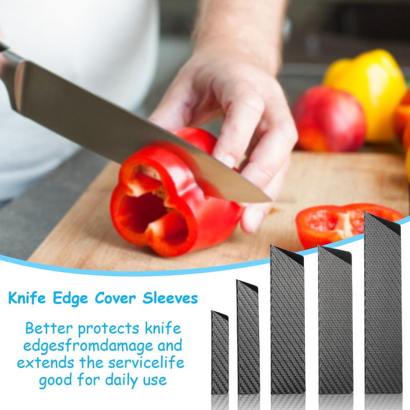 Knife Sheaths Knife Edge Guards Set 5 Pcs Knife Cover