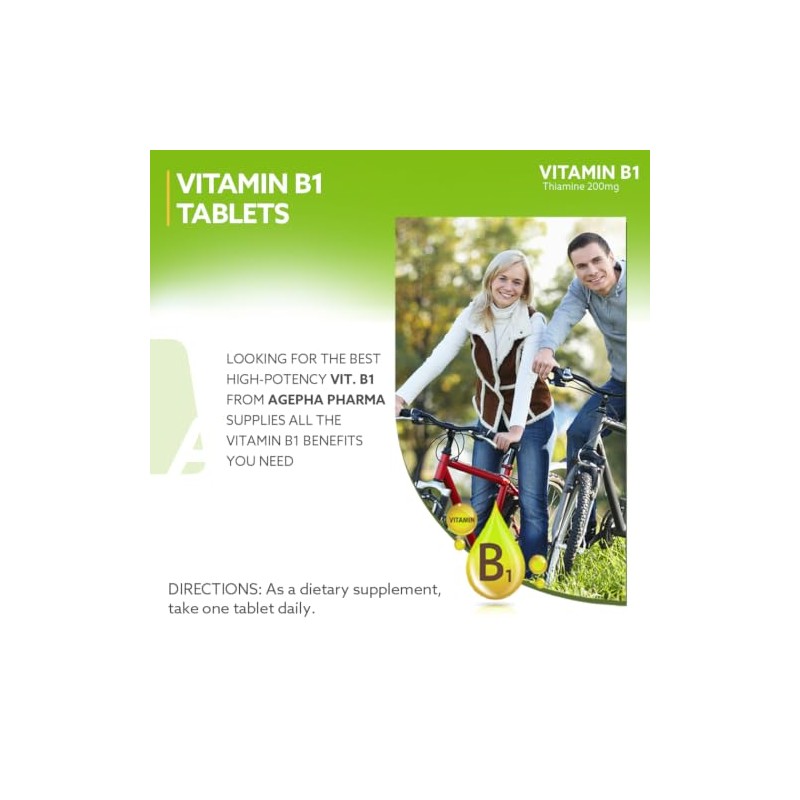 Vitamin B1 Tablets | High Dose Thiamine Tablets | EU
