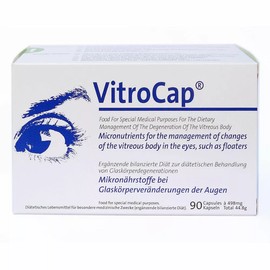 90 Vitrocap micronutrient capsules to treat vitreous humour floaters NEW