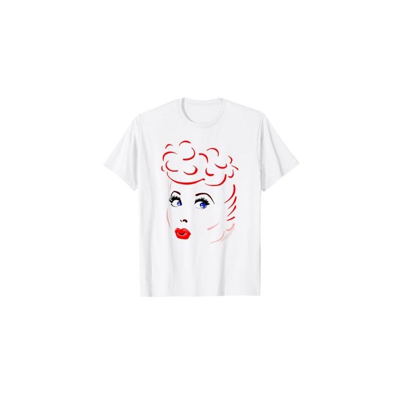 I Love Lucy Lines Face T-Shirt