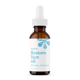 ASUTRA Aceite Facial Restaurador, 1 Fl Oz - Aceite De Geranio Y Rosa Mosqueta, Suaviza E Hidrata La Piel Seca, Minimiza La Apariencia De Líneas Finas Y Arrugas