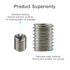 20PCS M10 to M8 Thread Reducer Nuts, Repair Sleeve Pipe