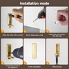 LALOCAPEYO 4-Pack Foldable Heavy-Duty Zinc Alloy Wall Hooks, Space-Saving Retractable