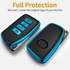 Sindeda for Lexus Key Fob Cover with Keychain Soft Full