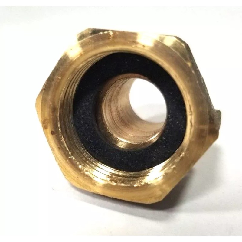 Generic 5/8" PEX Water Meter Coupling, LEAD FREE Brass, 5/8"