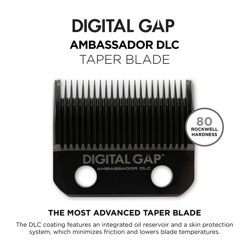 COCCO Digital Gap Ambassador DLC Taper Clipper Blade, ADGCT-DLC Replacement