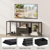 JARHETUN TV Stand with Fabric Drawer for 55 Inch TV,