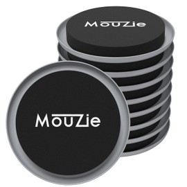 8 Grey 3 1/2 Inch Reusable Heavy-Duty Mover Large Appliance and Furniture Sliders Coasters Super Movers Tool Pads for Easy Moving Over Carpets and Carpeted Floors no Lifter Included