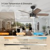 Vagizm Ceiling Fan 36'' for Small Room: Modern Ceiling Fans