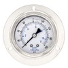 PIC Gauges 204L-404F Front Flanged Panel Mount Glycerine Filled Pressure