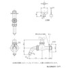 TOTO Single Faucet (Horizontal Faucet) T200CSNR13 (Spout Rotating, Keyed)