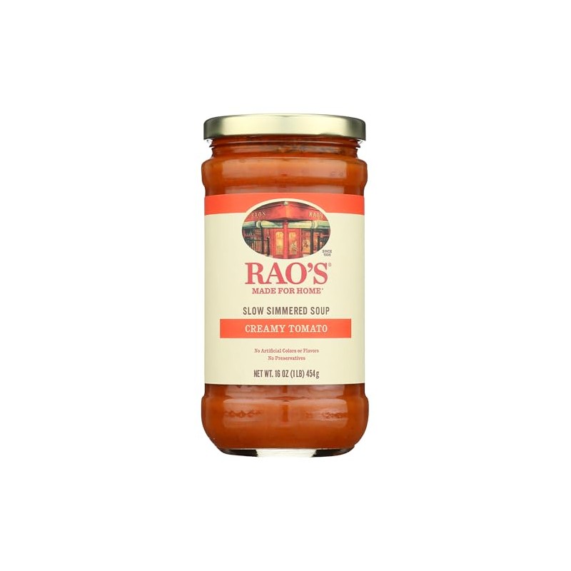 Rao's Homemade Slow Simmered Soup, Creamy Tomato, 16 Ounce (Pack