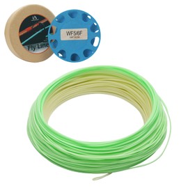 Maxcatch Switch/Spey Fly Line Weight Forward Floating Fly Fishing Line for Switch/Spey Rod (Beige/Pale Green, WF7/8F)