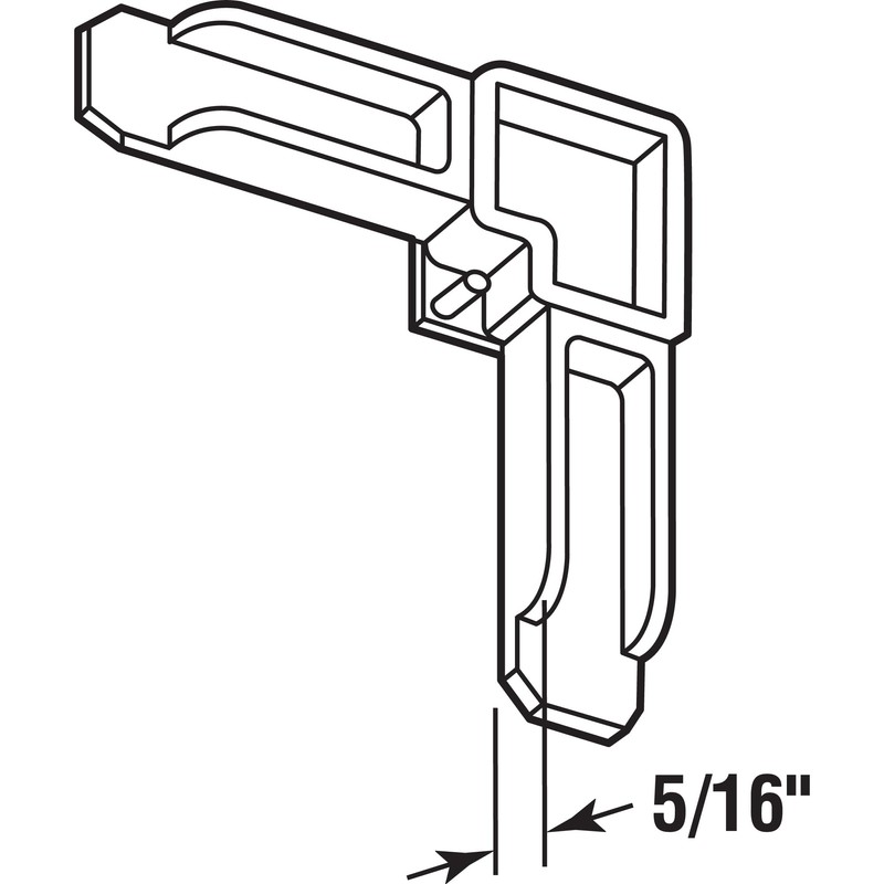 Prime-Line PL 77298 Plastic Screen Frame Corners, 5/16 in. x