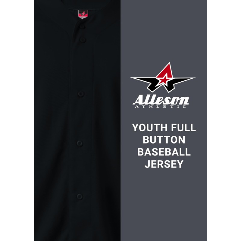 ALLESON ATHLETIC Boys' Standard Sports, Black/Black, Small