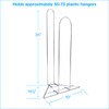 SSWBasics Chrome Clothing Hanger Holder (Fits 50-75 Hangers) – Lightweight